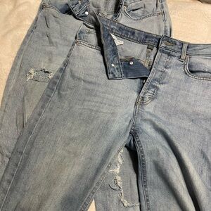 Wild Fable Women's Straight Leg Jeans - Light Blue